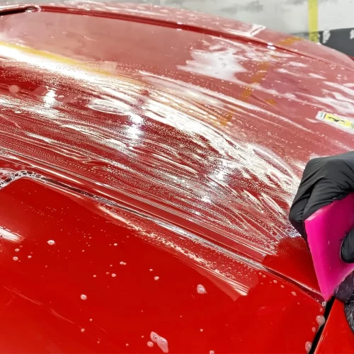 ferrari-f355-bonnet-ppf-installation